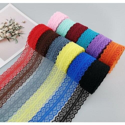 10meter 30mm Lace Ribbon Trim Fabric DIY Embroidered Net Cord For Sewing Decoration Lace Fabric