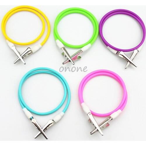 10pcs StainlessSteel Dental Bib Clips Chain Autoclavable Silicone Patient Clip Colorful Bib Clip Napkin Holder Dental Disposable