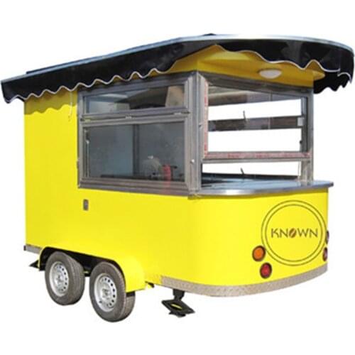 2019 Hot sale new design customized outdoor mobile food trailer mini food kiosk stand food van/truck for sale