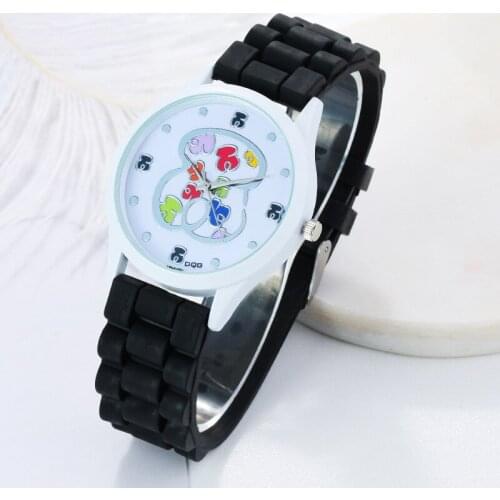 Women Fashion Colorful Silicone Jelly Quartz Watch 2020 Men Outdoor Sports Wristwatch Analog Female Male Bear Clock Relogio Hot