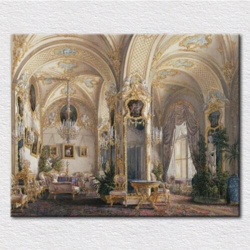 Quality craft canvas Print painting of Russian tourist attractions Hermitage as a surprise gift for family free shipping