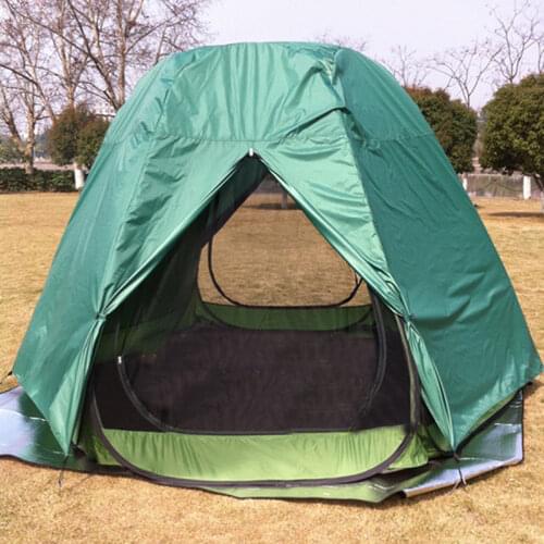 Upgrade!(shell+inner tent)5-10persons large room party tent/Pop up quick open garden tent