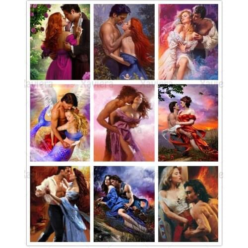 5D Diy Diamond Painting Sexy Man and Woman Couple Diamond Embroidery Rhinestone Mosaic Cross Stitch Kit Home Decoration Bedroom