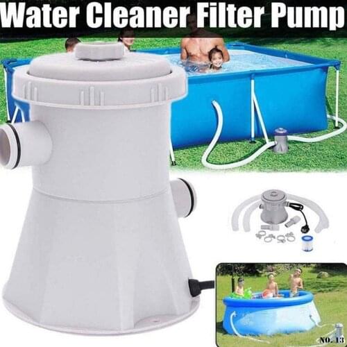 Swimming Pool Electric Filter Pump EU/US/UK Plug Large Pool Water Filter 300 Gallon Household Pool Cleaner Circulating Pump New