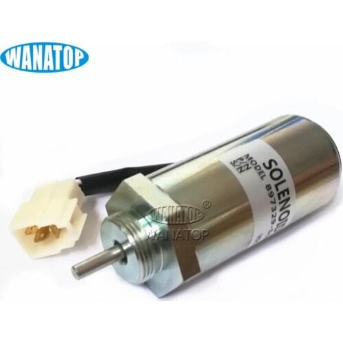 12V Excavator Engine Stop Solenoid 897329-5680 8973295680 for Excavator EX400 Isuzu 3LD1 3LD2 4LE1