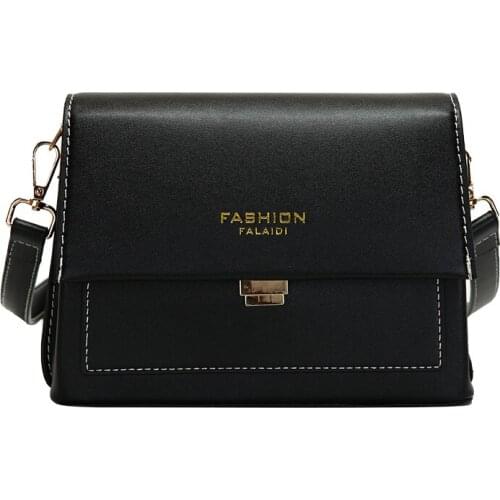 New Square Women Bags Lock Leather Crossbody Shoulder Bags 2020 Fashion Small Lady Designer Flap Purse Female Bag Gift for Girl