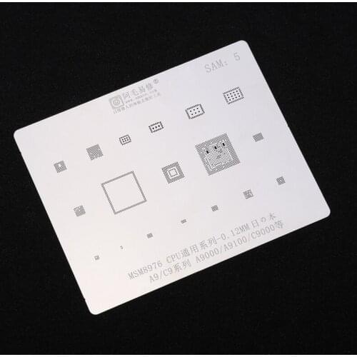 BGA Reballing Stencil Rework Station For Samsung S6 S6+ Note5 S8 S8+ Note8 S9 S9+ S7 Series NAND PCB CPU Solder Paste Template