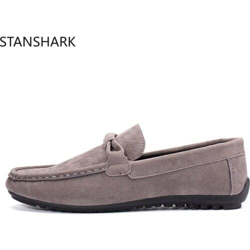 New spring summer 2019 Driving Comfortable Casual Shoes Suede Men Flats Moccasins Slip On Loafers Men Oxfords Shoes