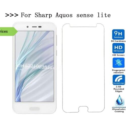 Anti-Scratch Screen Protective Tempered Glass for Sharp Aquos sense lite Screen Protector Cover Phone Film