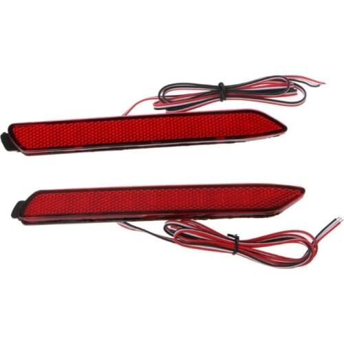 1 Pair Car 36 LED Rear Bumper Reflector Lamp Tail Brake Stop Light For Toyota Camry Innova Lexus for LED