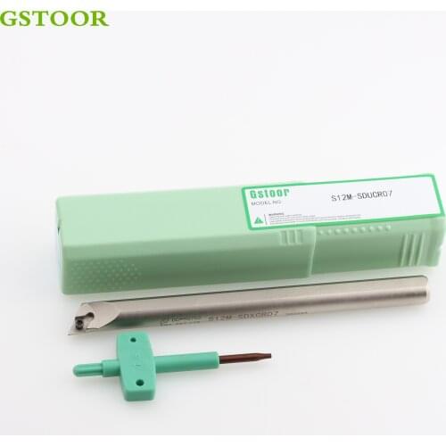 1PC Boring Bar S12M-SDUCR07 Lathe cutting CNC Spring Steel Turning Tool Holder For DCMT Blades