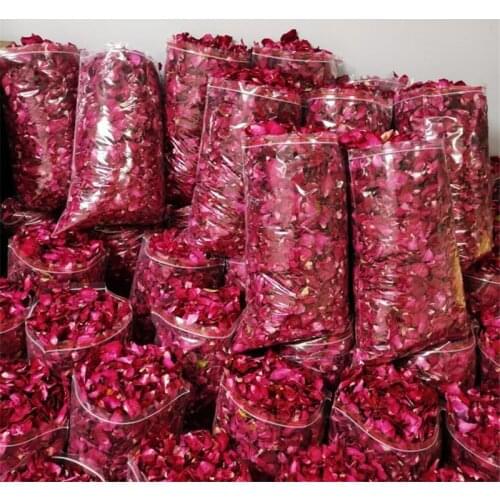 100g/500g DIY Dried Rose Flower Petal Wedding Party Pure natural plant Home decoration Beauty Bathing Soaking fee