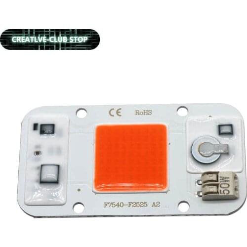 AC220V 50W LED COB Full Spectrum Plant Growth Lamp No Need Driver LED Grow Used For Indoor Plant Seedling Vegetable Hydroponics