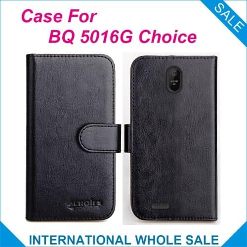 BQ 5016G Choice Case 6 Colors Flip Slots Leather Wallet Cases For BQ 5016G Choice Cover Slots Phone Bag Credit Card