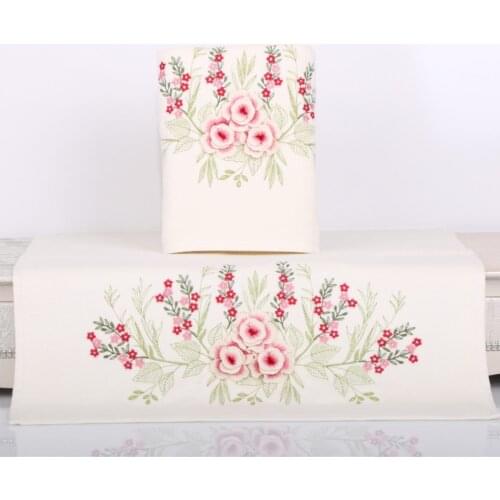 Gulse Derorative Kitchen Bathroom Velvet Embroidered Towel for Hand Face Famous 100% Velvet Turkey Fabric 50*90 cm Motif towel