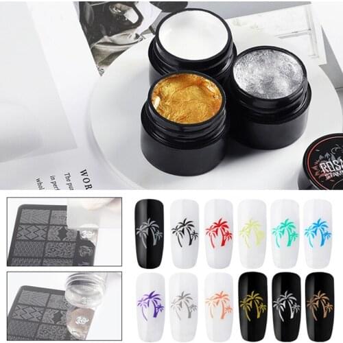 Stamping Gel Nail Polish Soak Semi Permanent Nail Primer Varnish Art Manicure