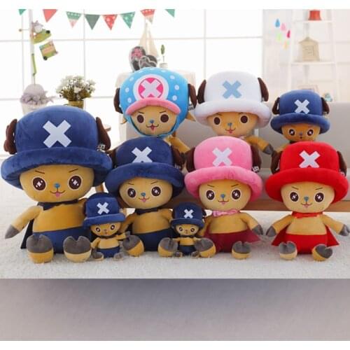30cm 45cm High Quality Plush Toy Chopper New Style Super Soft Doll Stuffed Japanese Anime Figure Kid Gift Children