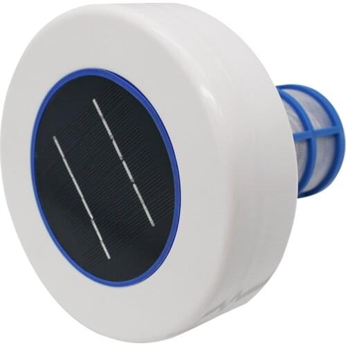 Solar Powered Pool Ionizer Purifier Copper Silver Ion Algae Cleaning Supplies For Home Outdoor Swimming Pools Tub Water Purifier