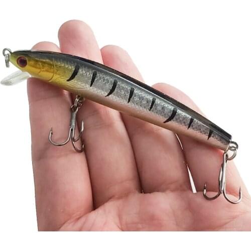 New Fishing Lure 7g 10cm Sinking Minnow Lure 3D Eyes Artificial Bait Japan Style Floating Bass Fishing Baits