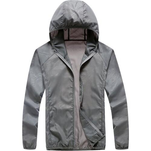 Summer Outdoor Sports Camping Waterproof Sun Protection Clothing Fishing Hiking Clothes Unisex Skin Coat Light Breathable Coat