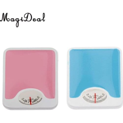 MagiDeal Top Sale 1Pc 1/12 Scale Dolls House Miniature Metal Weight Scales for Bedroom Decor Children Toy 2 Colors 230x260mm