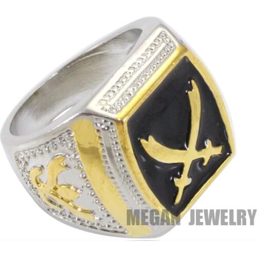 Muslim Zulfiqar Sword of Imam Ali ring , Islam Retro fashion Arab jewelry & gift