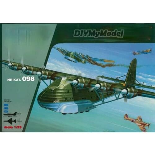 DIYMyModeI Me-323 giant transport DIY Handcraft Paper Model KIT Handmade Toy Puzzles Gift Movie prop