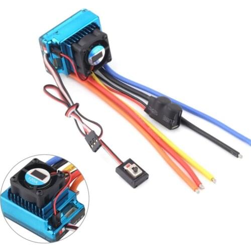New 120A Sensored Brushless ESC Speed Controller T plug for 1/8 1/10 1/12 RC Car Crawler Wholesale