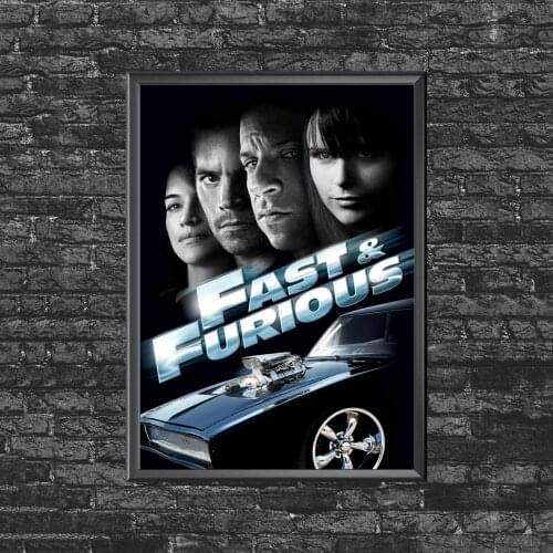 Fast & Furious 4 Movie Poster Wall Painting Home Decoration (No Frame)