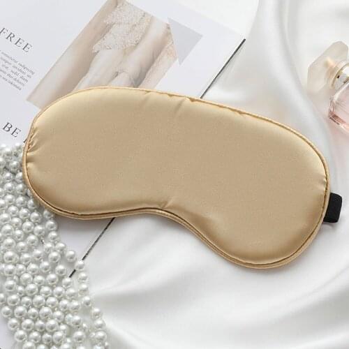 Silk Eye Mask Sleep Night Sleeping Mask Silk Bandage Aid Band Cover For Women Men Sort Blindfold Breathable Travel Relax Nap