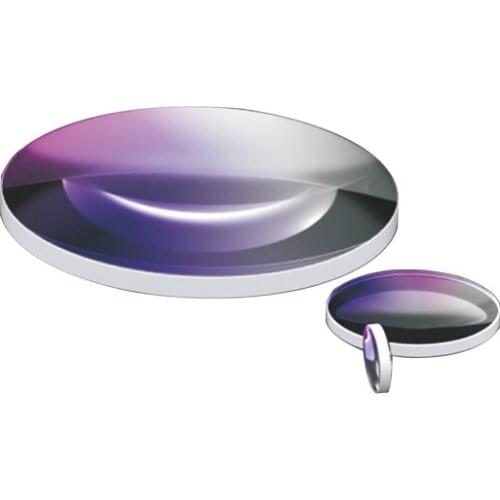 UV Coating of UV Fused Quartz Plano Convex Lens with Diameter of 50.8mm AR@250 ~400nm Optical Element Experiment Equipment