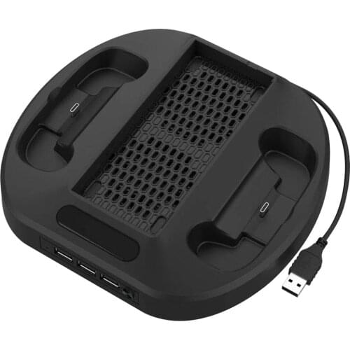 Vertical Stand Holder for Xbox Game Console Dual Controller Charger Base Station Cooling Base for Xbox Series S with USB HUB