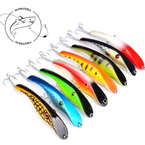 High Quality Pencil Fishing Lure 145mm/42g VIB Artificial Wobbler Crankbait Rattlin Hook Fishing Sinking Vibra Hooktion Baits