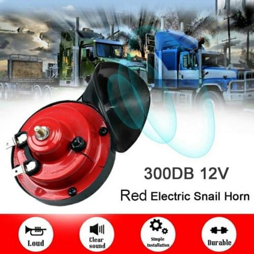 1 Pair 300DB Car Air Snail Train Horn Trucks Car Boat Motorcycles Loud Alarm