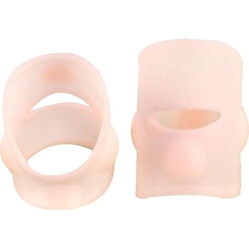 1 Pair Silicone Ingrown Toenail Correction Tool Invisible Brace Care Ingrown Treatment Clip Elastic Foot Straightening Toe K9H9