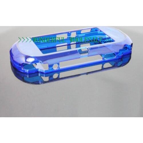 10pcs Multi colors For PS vita 1000 crystal case transparent black blue light blue red each 2pcs