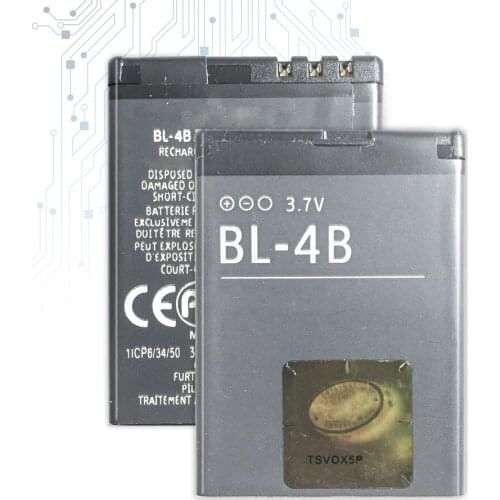 Phone Battery BL-4B 700mAh For Nokia N76 5000 5320XM 7070 2505 2630 2660 2760 7088 2730 6111 N75 BL 4B