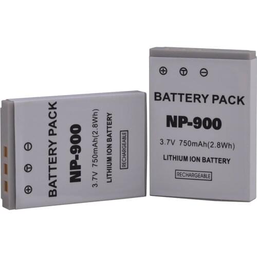 2pc 750mAH NP-900 NP900 NP 900 Li-ion Battery for KONICA MINOLTA DiMAGE E40 E50 ACER CS 6531-N CS-5530 AOSTA DA