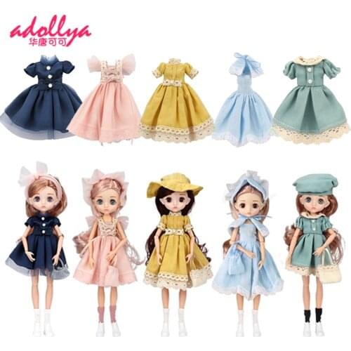 Adollya BJD Doll Accessories Princess Dress Toys for Children Swivel Ball Jointed Doll Dress Toys for Girl Used for 1/6 Dolls