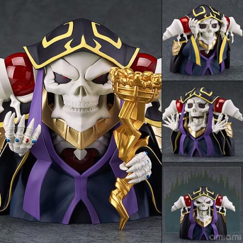 Anime Ainz OOal Gown Cute Kawaii Super Hero 10cm Action Figure Toys