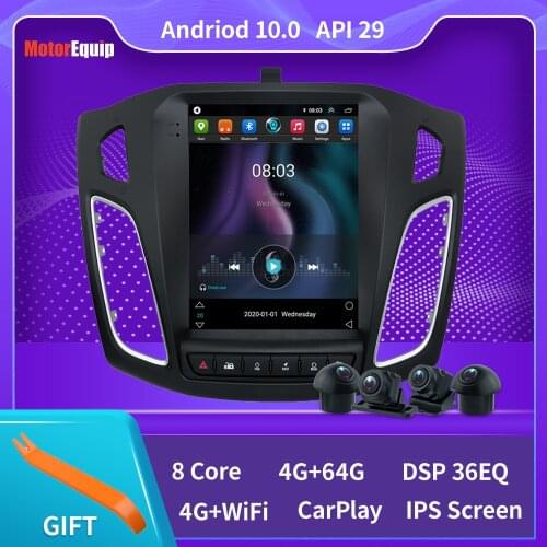 Car Radio for Ford Focus 3 Mk 3 2011-2017 Autoradio Car Stereo Android 10.0 360 Camera Carplay 9.7 Inch Navigation GPS 2 Din