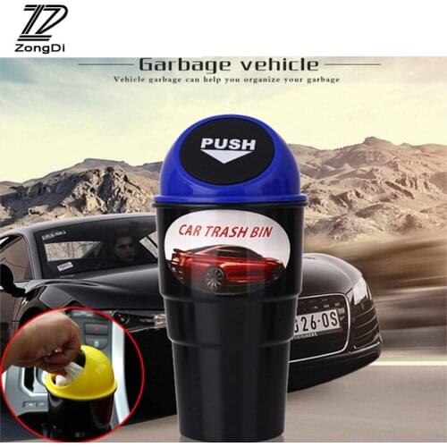 ZD 1Pcs Car trash storage box Organizer for Acura Chevrolet Cruze Aveo Peugeot 307 308 Seat Leon Mazda 3 6 CX-5 Accessories