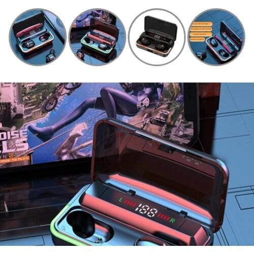 Portable Fashion Noise Reduction Bluetooth-compatible 5.1 Earbud Headset HiFi Wireless Earphone Low Latency for Sports