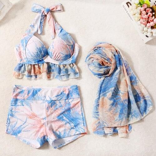 Women Printed Push Up Bikini Set Bathing Suit Biquinis Swimming Beachwear Summer Sexy Swimsuit Underwire Swim Beach Holiday Wear