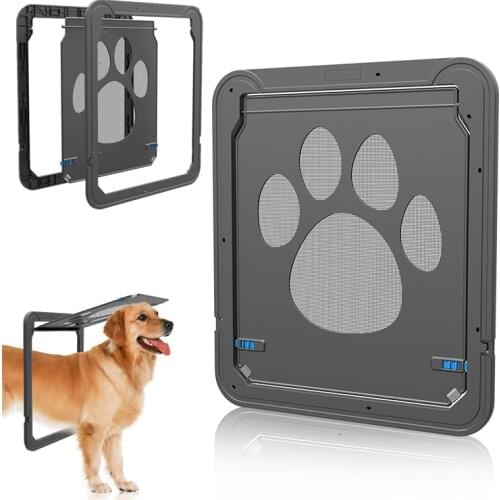 Pet door free entry and exit dog door hole special door stop for medium and large dogs, easy installation of dog accessories