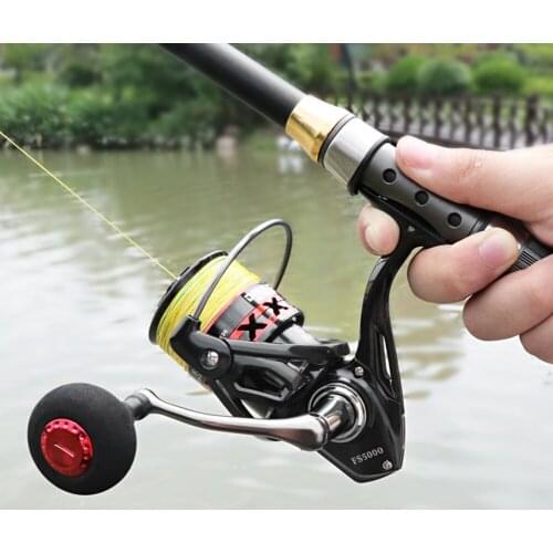 FS2000-7000 Spinning Reel 5.0:1/4.7:1 Metal Ball Grip Spool Coil Saltwater Fishing Reel