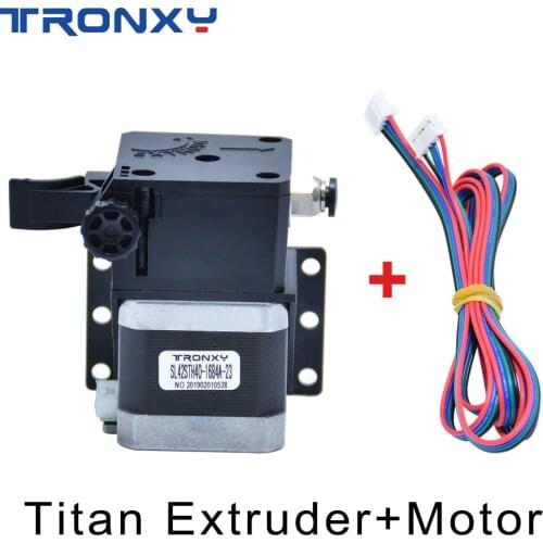 Tronxy 1set Titan Extruder Upgrade Kit For 1.75mm Feeder 3D Printer Parts High Quality Stepper Motor With Free Electric Line