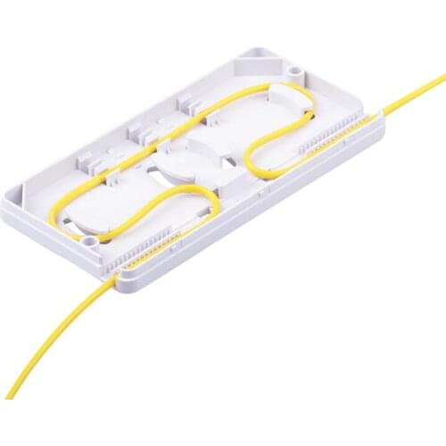 20pcs Optical fiber Protection box Drop cable protection box heat shrink tubing to protect fiber splice tray 2 into 2 out
