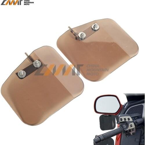 Motorcycle Brown grip deflector mounting case for HONDA GoldWing GL1800 2001-2011 F6B 2012-2017