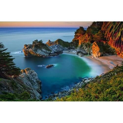 5D DIY Diamond Painting Cross Stitch Kit Full Mosaic 3D Diamond Embroidery landscape Needlework Mosaic Decoration painting GH253